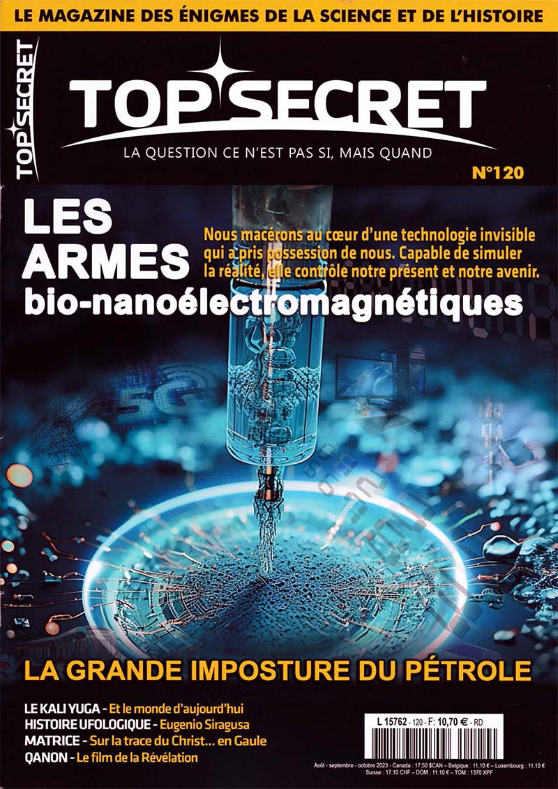 couverture magazine top secret 2023